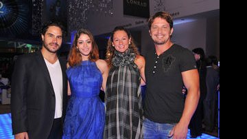Marco Bravo, Carol Castro, Juliana Camatti e Mario Frias - Divulgação