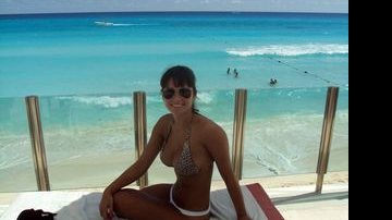 Milena Scheide em Cancun - Arquivo pessoal
