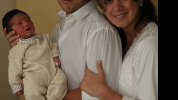 Felipe Massa e a mulher Anna Raffaela com o pequeno Felipinho - Flavia Vitoria/Divulgação