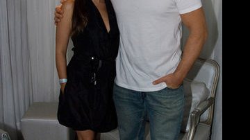 Ricardo Machi e a dona da Azure Models, Débora Vieira - Tiago Francisco