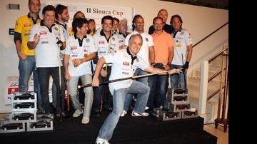 Todos os competidores da II Sinuca Cup Volkswagen - Almir Martins / AgNews