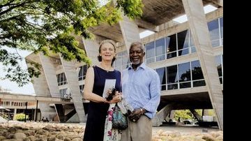 Kofi Annan e Nane Maria conhecem museu carioca - SELMY YASSUDA