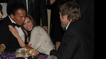 Angelina Jolie, Muhammad Ali e Brad Pitt - Getty Images
