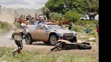 O susto de Don Hatton no rali Dakar Sul-Americano - REUTERS