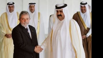 Lula recebe Al-Thani, do Qatar - REUTERS