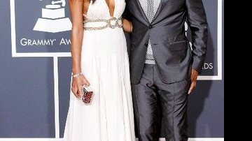 Chrissy Teigen e o namorado, o cantor John Legend