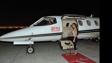 A pussycatdoll Nicole Scherzinger embarca em São Paulo a convite de CARAS - Fábio Miranda/Opção Fotografia