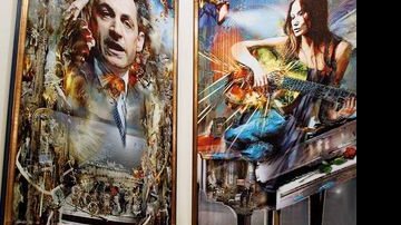 Nicolas Sarkozy e Carla Bruni : arte - REUTERS