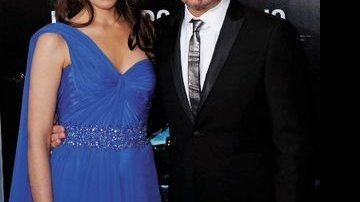 A baiana Daniela Lavender e o marido, Ben Kingsley, participam do lançamento do suspense Ilha do Medo, no Ziegfeld Theater, Nova York. - SOUTHERN-PRESS