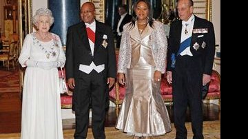 Jacob Zuma e a rainha