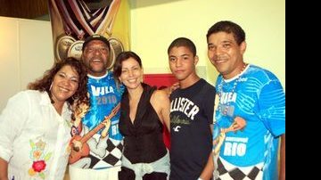 No Costão do Santinho, Juliana Ferreira e o pai, Martinho da Vila, com sua Cléo e os filhos Preto e Tonico - Marcos Quint