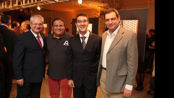 Jader da Rocha com os diretores do HSBC Sergio Loução, Ronis Carvalho e Pedro Marcos Boszczovski - Divulgação