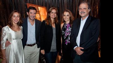 Ana Paula Carvalho, José Carlos Carvalho Junior, Denise Almeida Cassou e o casal Zélia e Aníbal Tacla - Naideron Jr.
