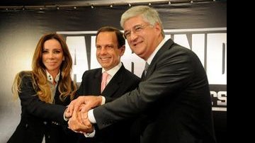Cristina Arcangeli, João Doria Jr., David Barioni - Ag.News