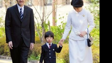 Herdeiro japonês no jardim de infância - REUTERS