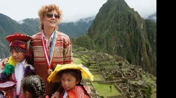 Susan Sarandon apoia turismo peruano - Reuters