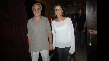 Marieta Severo com o marido Aderbal Freire Filho - TONY ANDRADE E THYAGO ANDRADE/AG.NEWS