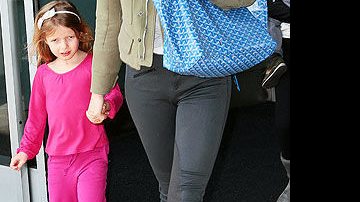 Gwyneth Paltrow com a filha Apple - Reprodução