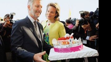 Clã real belga em dia de festa - Reuters