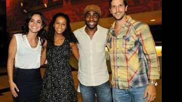 Alice Braga, o casal Taís Araújo e Lázaro Ramos e Vladimir Brichta - GEORGE MAGARAIA/IMAGENS MAGASAC