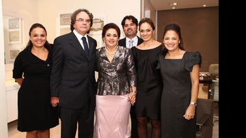 Clã reunido: Cristiana, José Cândido, Vera, Maria Angelica, José Ricardo e Luciana - Divulgação