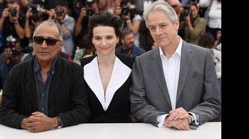 William Shimell, Abbas Kiarostami e Juliette Binoche - Getty Images