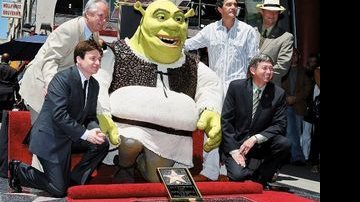Ogro Shrek recebe estrela na Calçada da Fama - REUTERS
