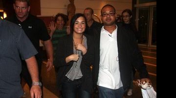 Demi Lovato causa alvoroço em sua chegada ao Brasil - Delson Silva / AgNews