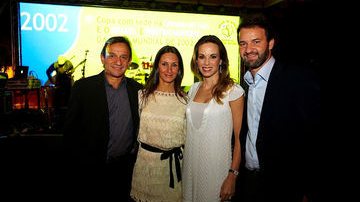 Pedro Sirotsky com esposa Maria Cristina Sirotsky, a apresentadora Ana Furtado e Eduardo Sirotsky Melzer - Dalmo Ouriques
