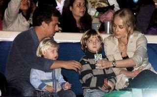 Huck e Angélica em show com os filhos - Roberto Filho / AGNews