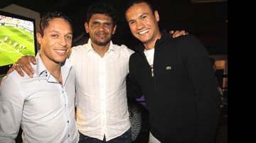 Jogadores Adriano, Edinho Baiano e Jéci Pereira - Mauro Campos