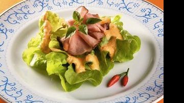 Rápida: Salada de alface ao molho cremoso - ANDRÉ CTENAS