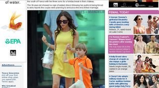 Victoria Beckham com o filho - Reprodução Daily Mail