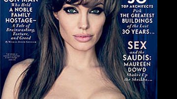 Angelina Jolie na capa da revista Vanity Fair - Reprodução