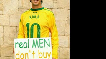 Kaká adere à campanha contra prostituição - Reprodução Twitter