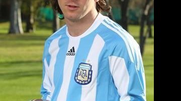 Lionel Messi, camisa 10 da Argentina - Reprodução Federação Argentina - AFA