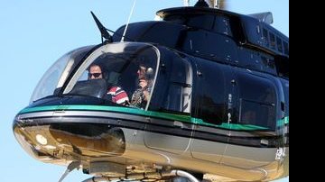 Cameron Diaz em passeio de helicóptero no Rio de Janeiro - Andre Freitas/AgNews