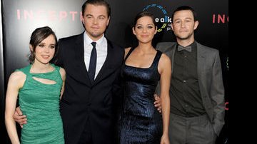 Ellen Page, Leonardo DiCaprio, Marion Cotillard e Joseph Gordon-Levitt - Kevin Winter/Getty Images