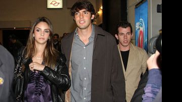 Kaká com a mulher Caroline Celico - Orlando Oliveira / AgNews