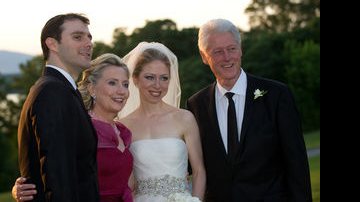 Marc Mezvinsky, Hillary Clinton, Chelsea Clinton e Bill Clinton - Getty Images