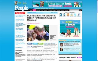 Robert Pattinson e Kristen Stewart - Reprodução/People