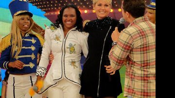 Xuxa faz participação no programa 'Caldeirão do Huck' - TV Globo / Reprodução