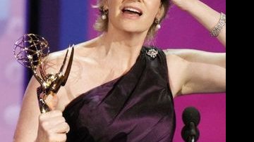 Jane Lynch recebendo um Emmy em 2010