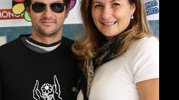 Marcelo Serrado e Aracélia Costa - Divulgação