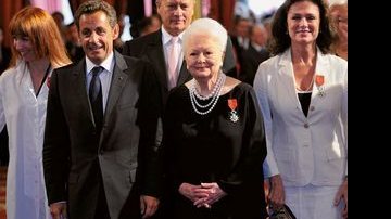 Sarkozy laureia Olivia de Havilland - REUTERS