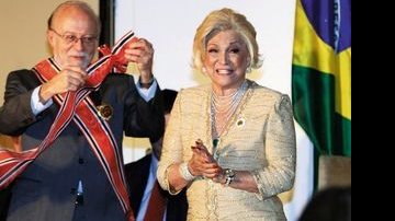 O governador Alberto Goldman e Hebe - ORLANDO SILVEIRA/ AGNEWS