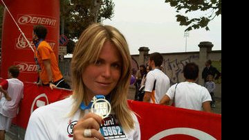 Susana Werner ganha medalha - Reprodução Twitter