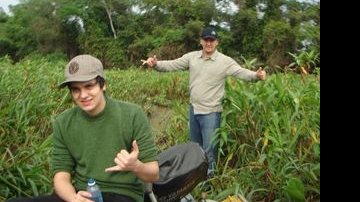 Luan Santana curte as férias no Pantanal - Reprodução / Twitter