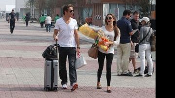 Jenson Button e Jessica Michibata na Coreia do Sul - City Files