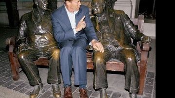 Arnold Schwarzenegger se diverte em Londres - CITY FILES